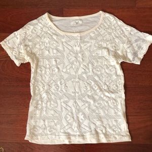 Madewell Lace Tee